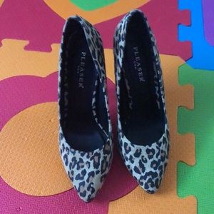 Leopard heels